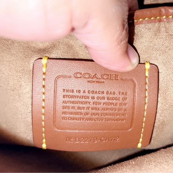 🆕 COACH Tali Leather Bucket Bag - Picture 9 of 13